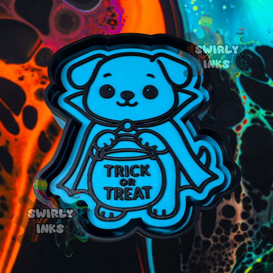 Dog Trick or Treat Freshie Mold