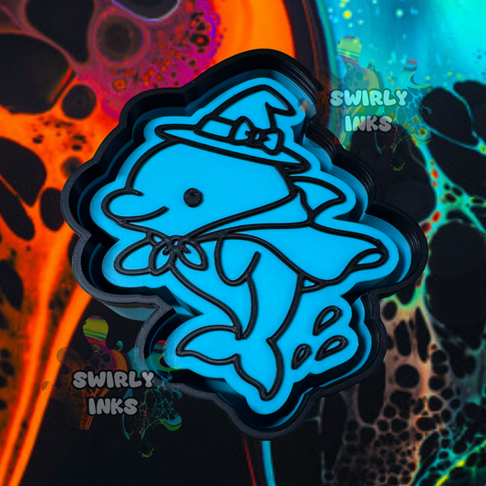 Dolphin Witch Freshie Mold
