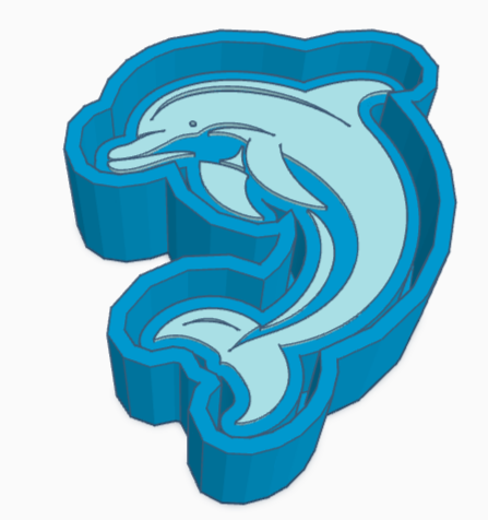 Dolphin Freshie Mold