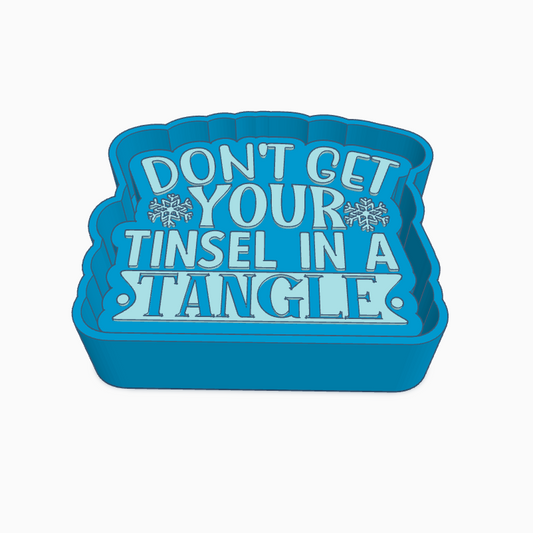 Don't Get Your Tinsel in A Tangle Freshie Mold