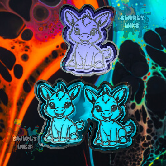 Donkey Set Freshie Mold