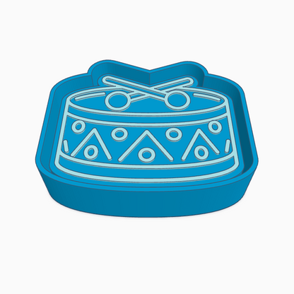 Christmas Drum Freshie Mold
