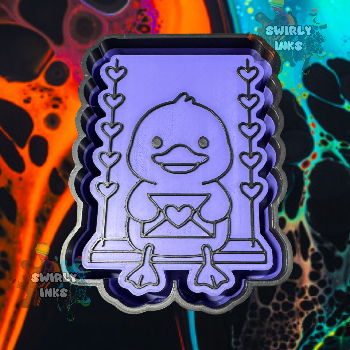 Duck on Swing Freshie Mold