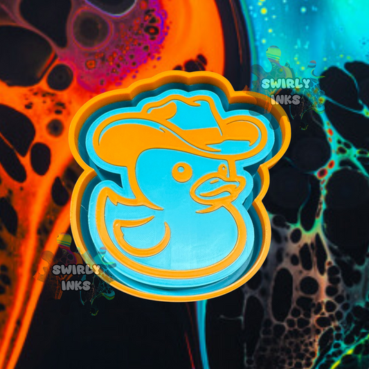 Duck with Cowboy Hat Freshie Mold