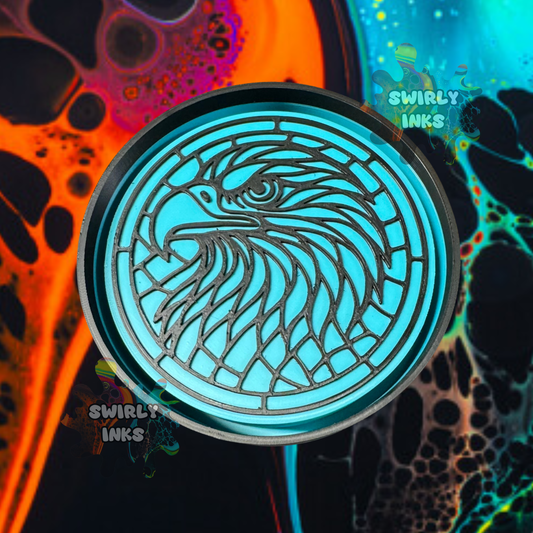 Eagle Stainglass Freshie Mold