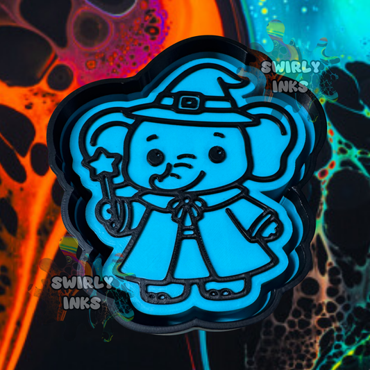 Elephant Witch Freshie Mold