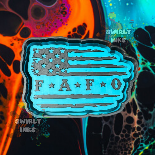 FAFO Flag Freshie Mold