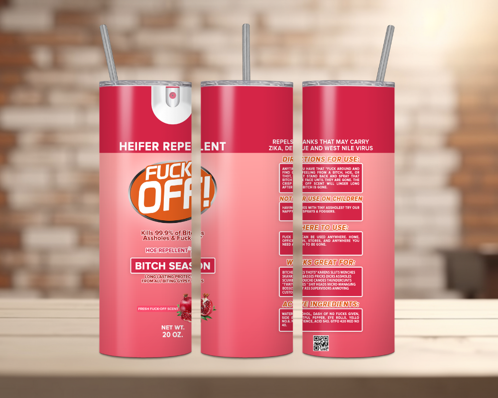 F Off Spray Can Tumbler