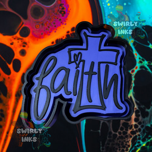 Faith Cross Freshie Mold