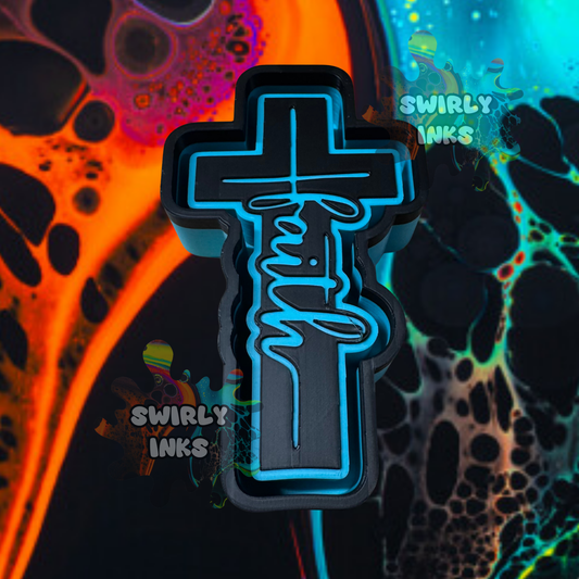 Faith Cross Freshie Mold