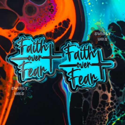 Faith Over Fear Cross Vent Freshie Mold