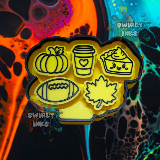 Fall Charms Freshie Mold
