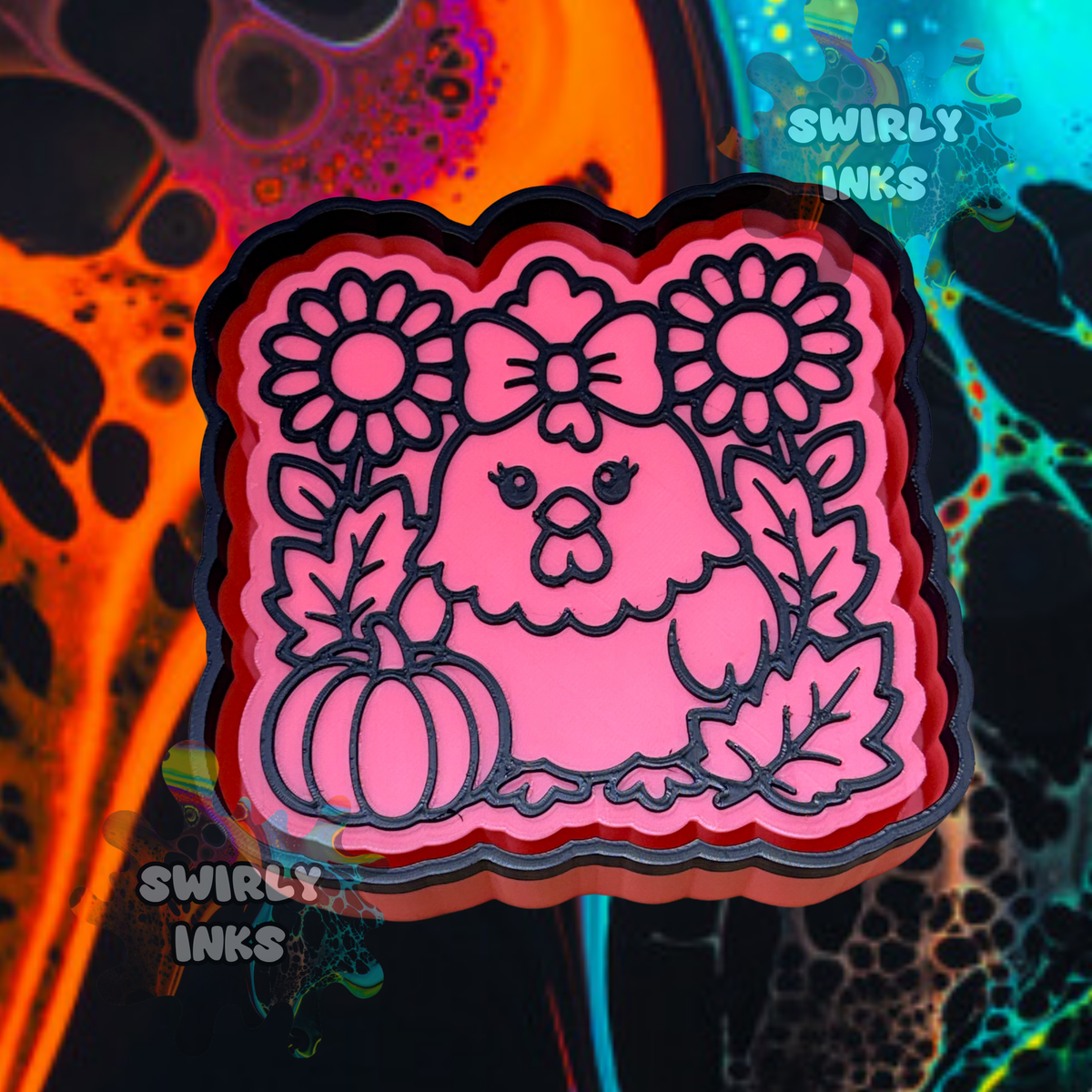 Fall Chicken Freshie Mold
