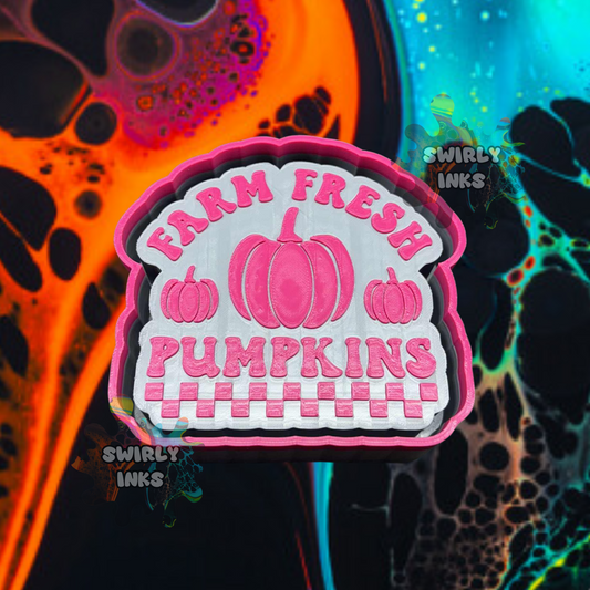 Farm Fresh Pumpkins Freshie Mold