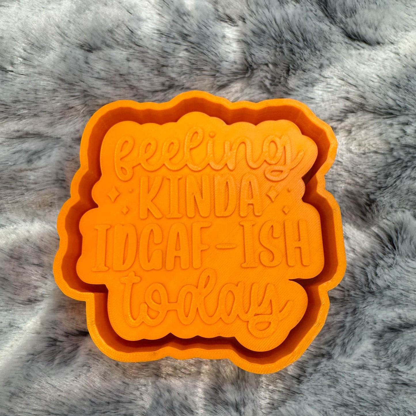 Feeling Kinda IDGAF-ish Today Freshie Mold