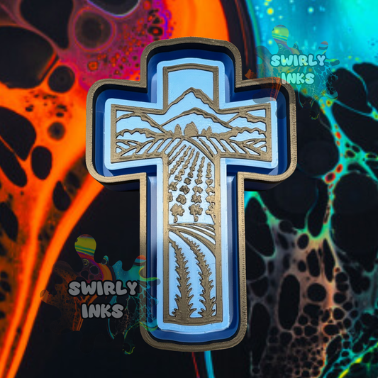 Field Cross Freshie Mold