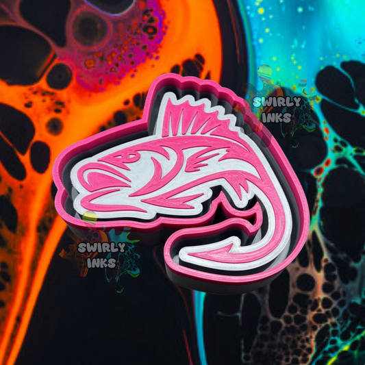 Fish Hook Freshie Mold