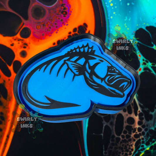 Fish with Hook Freshie Mold