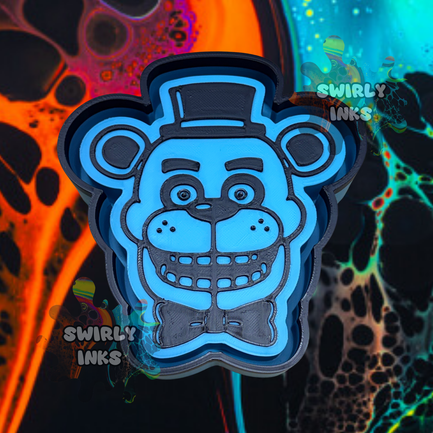 Five Nights at Freddys Head Freshie Mold