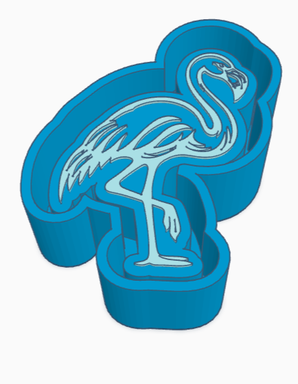 Flamingo Freshie Mold