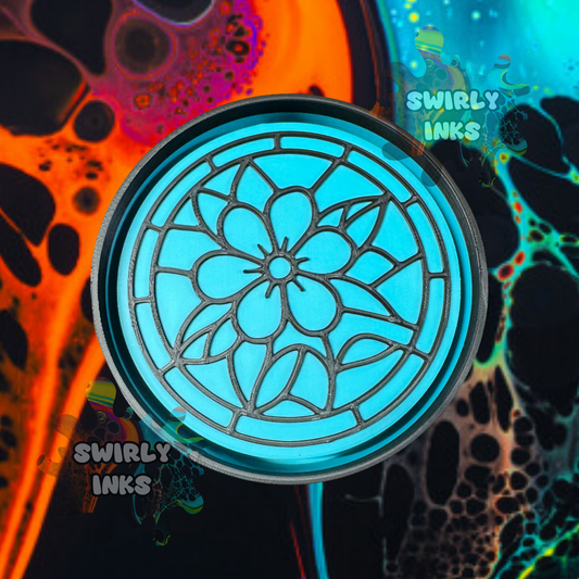 Flower Stain Glass Freshie Mold