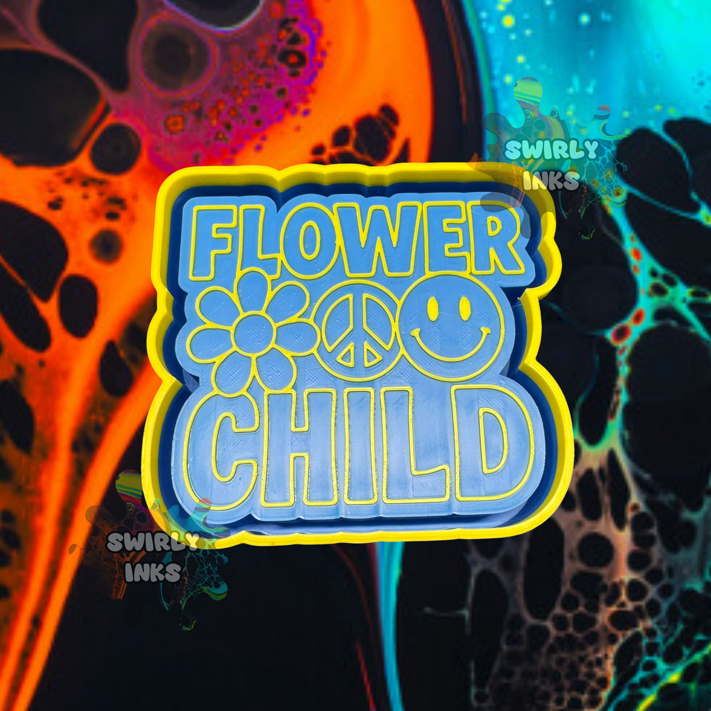 Flower Child Freshie Mold