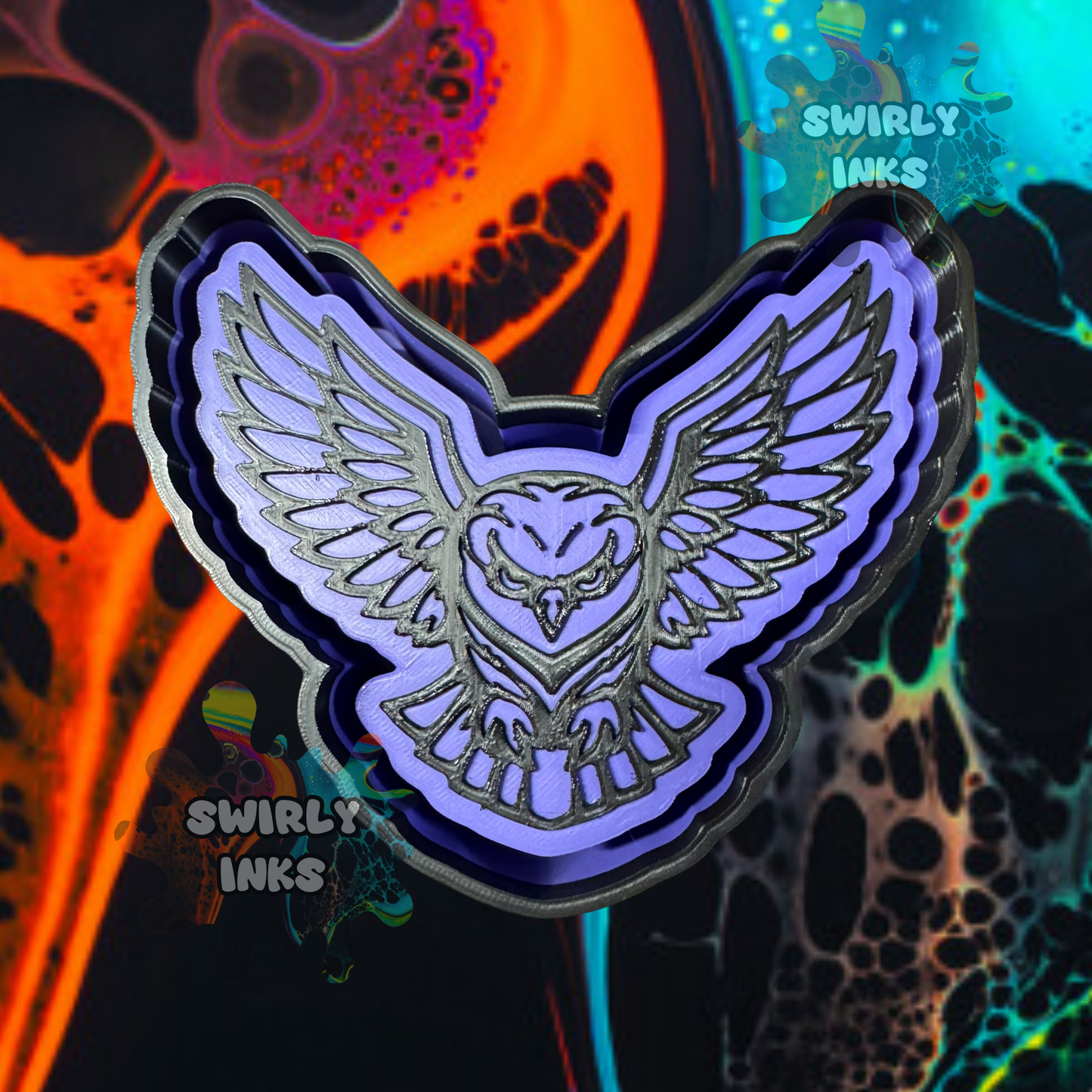 Flying Owl Freshie Mold