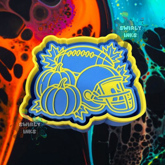 Football & Pumpkins Freshie Mold