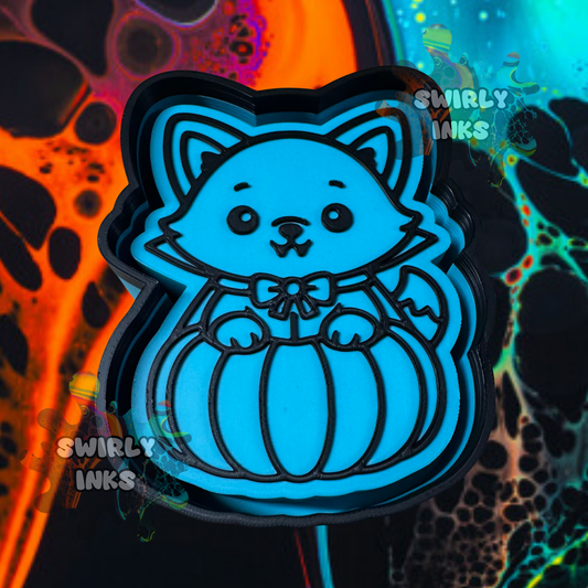 Fox in Pumpkin Freshie Mold