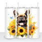 Dogs with Sunflowers