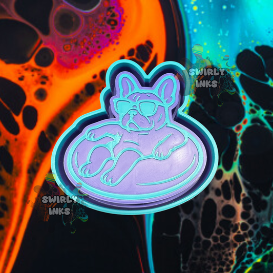 Frenchie in Float Freshie Mold
