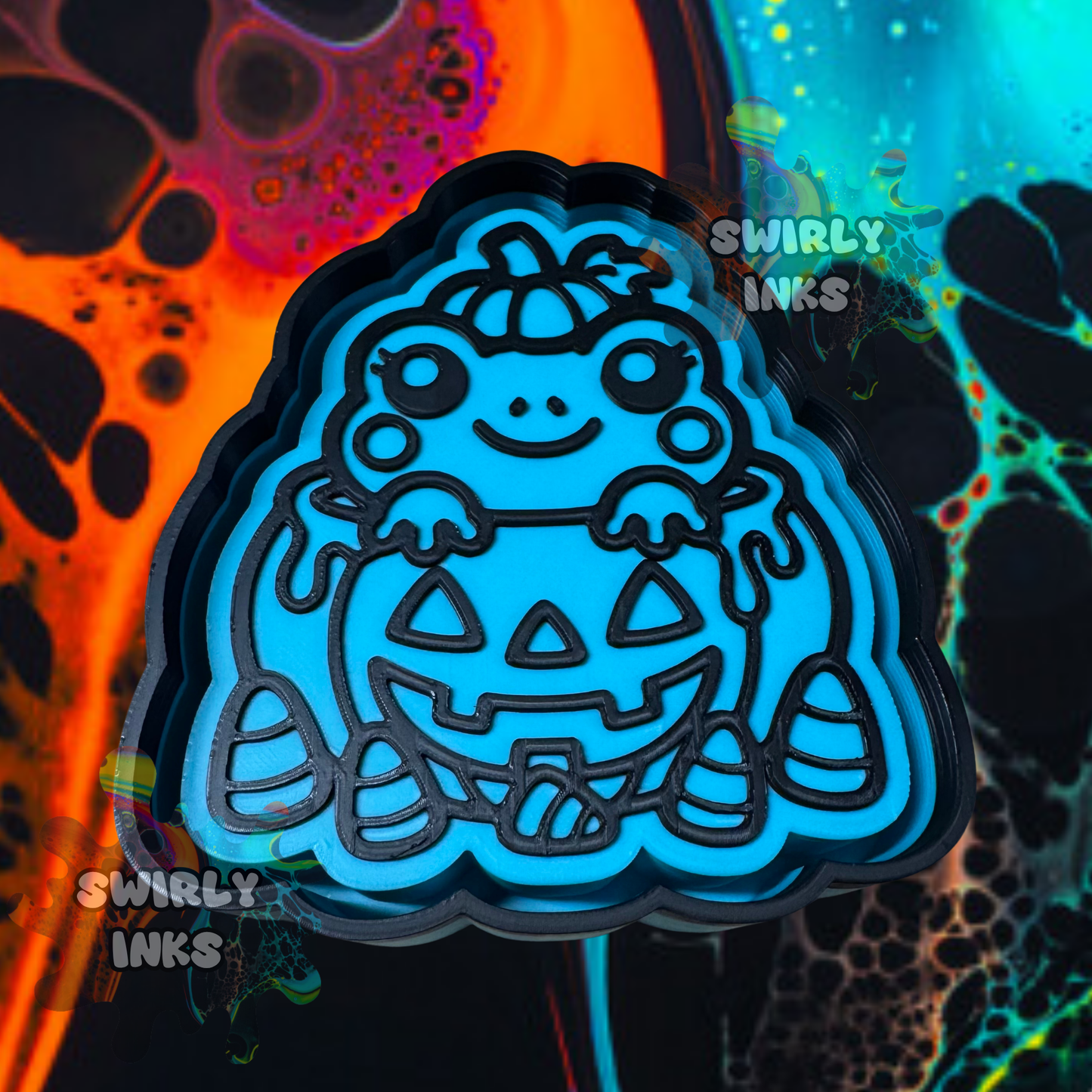 Frog Pumpkin Freshie Mold