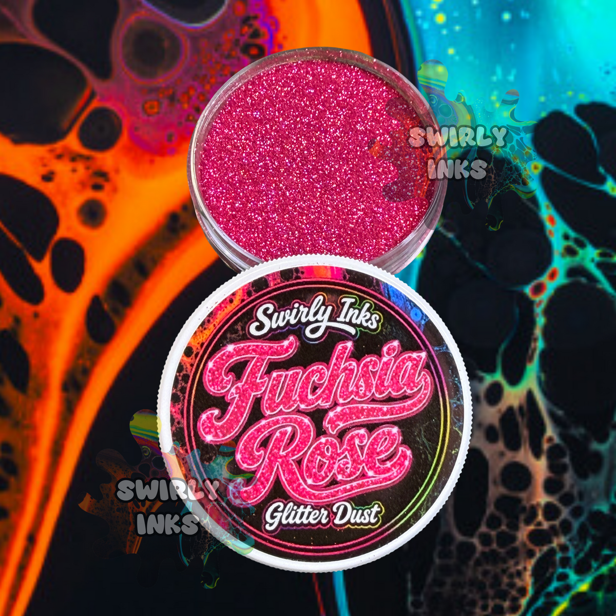 Fuchsia Rose Glitter Dust 1oz