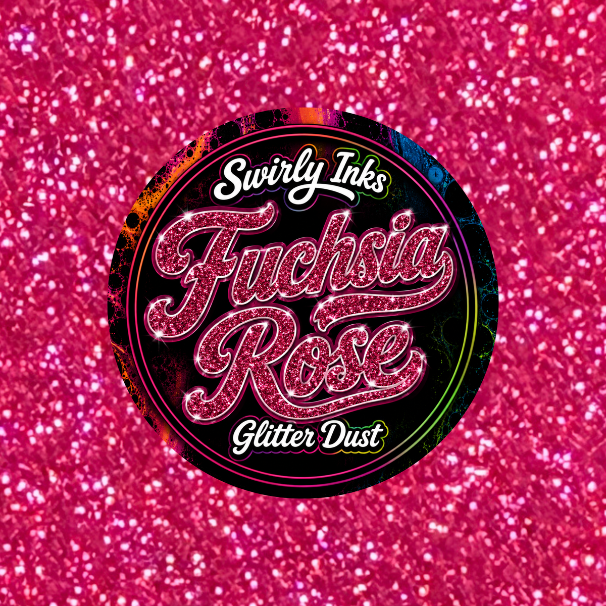 Fuchsia Rose Glitter Dust 1oz