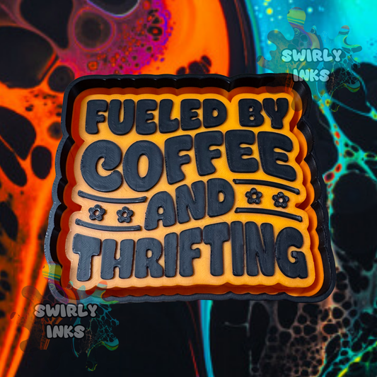 Fueled By Coffee and Thrifting Freshie Mold