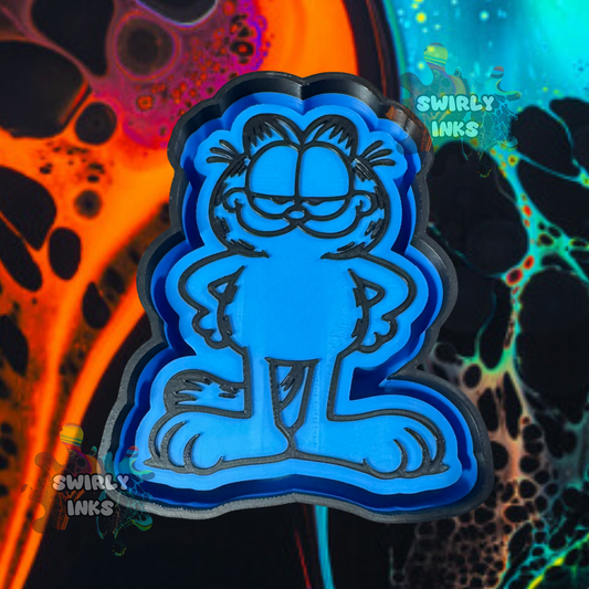 Cartoon Cat Freshie Mold