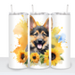 Dogs with Sunflowers