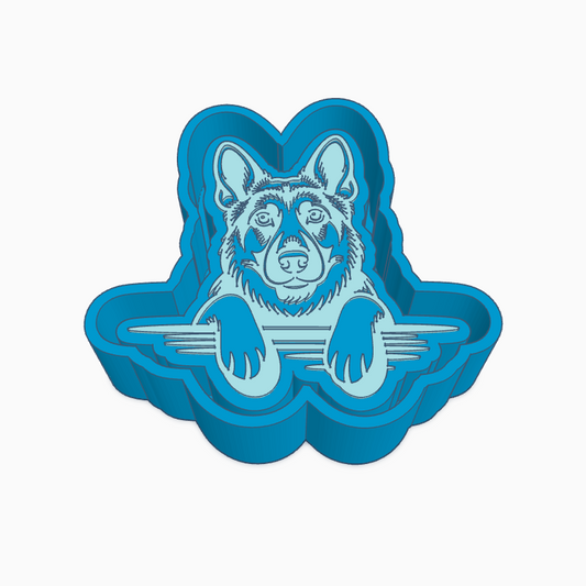 German Shepard Freshie Mold