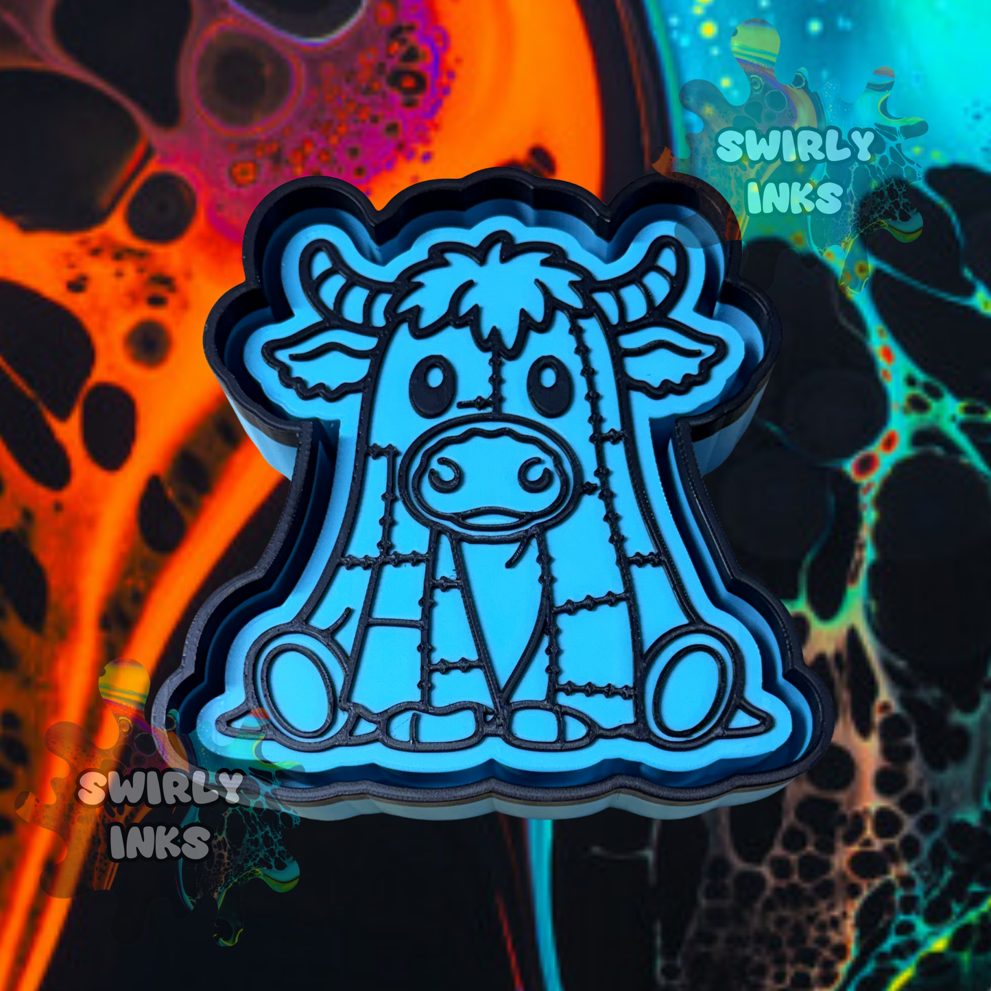Ghost Cow Freshie Mold