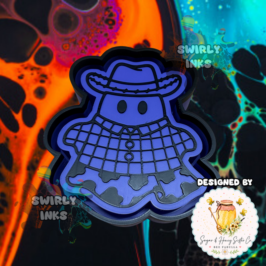 Ghost Cowboy Freshie Mold