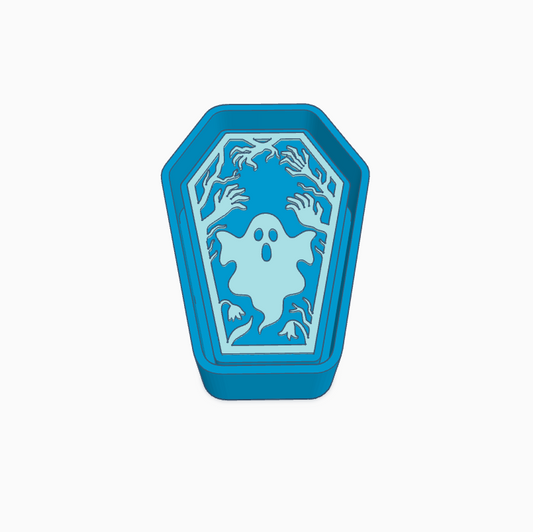Ghost Coffin Freshie Mold