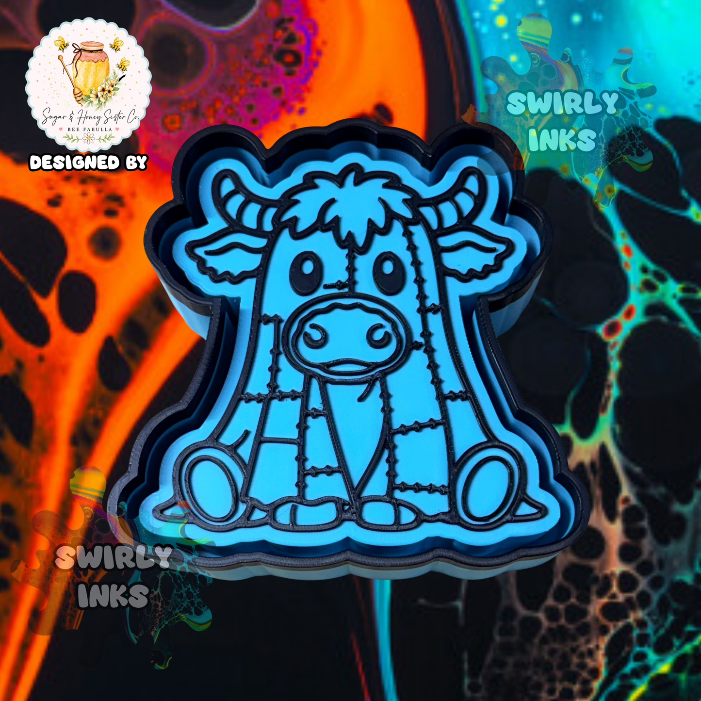 Ghost Cow Freshie Mold