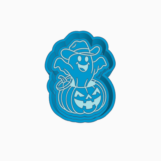 Ghost in Pumpkin Freshie Mold
