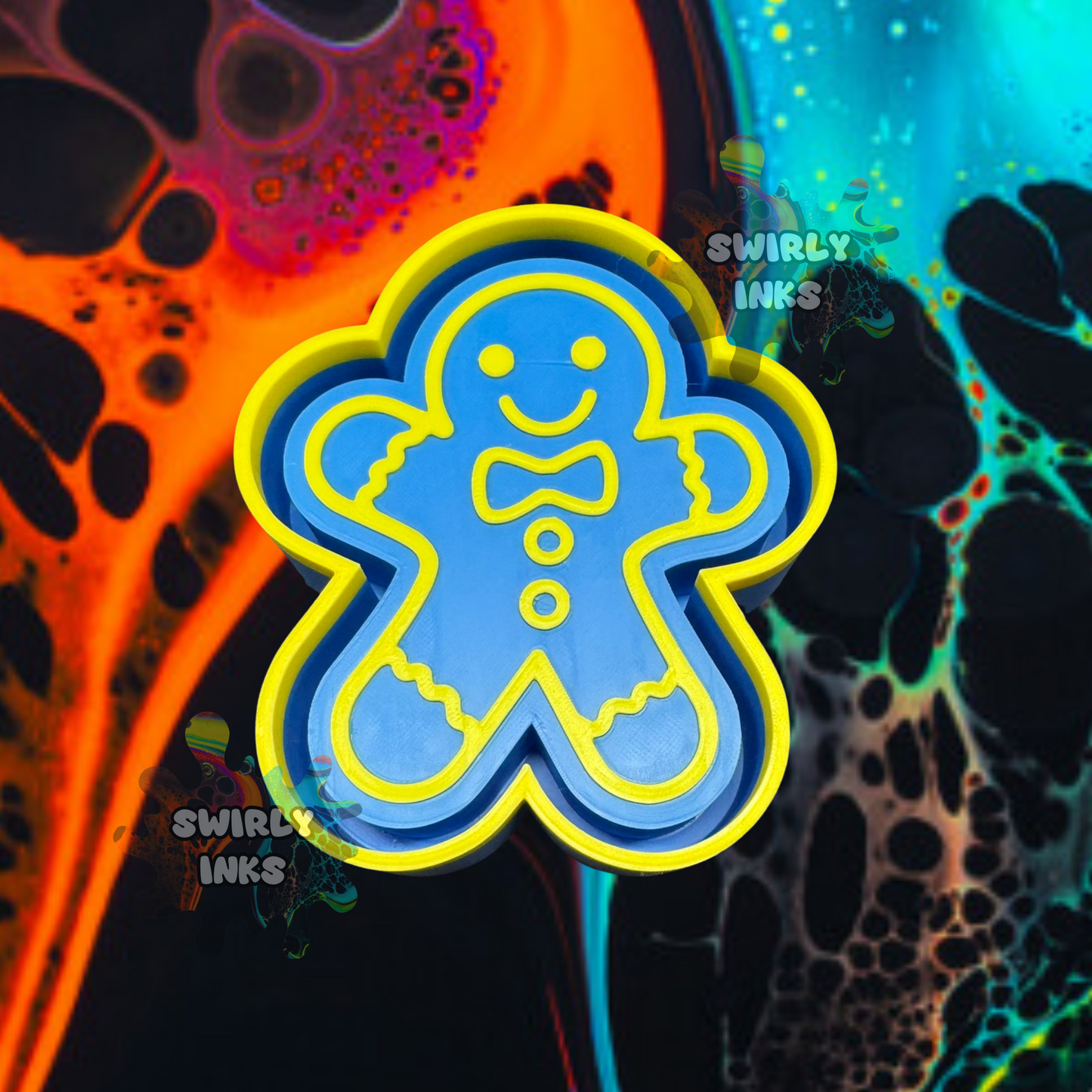 Gingerbread Man Freshie Mold