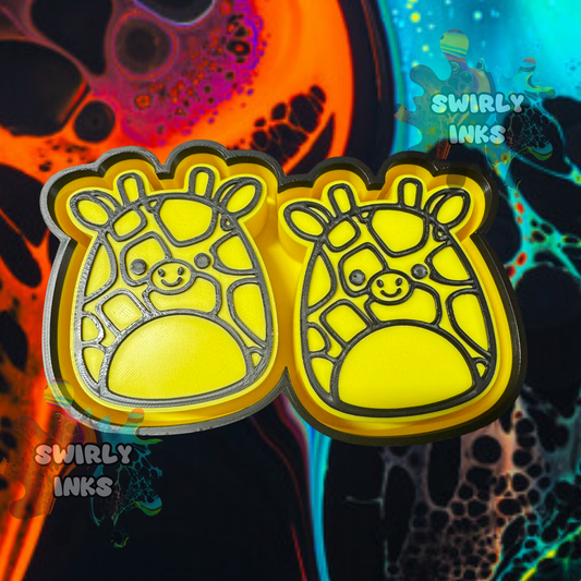Giraffe Squishie Vent Freshie Mold