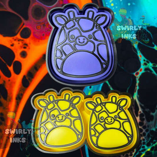 Giraffe Squishie Set Freshie Mold