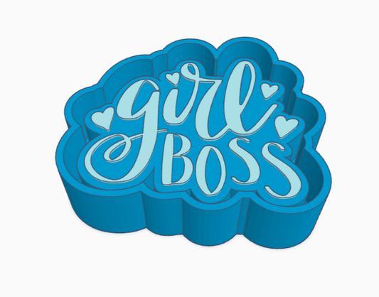 Girl Boss SayingFreshie Mold