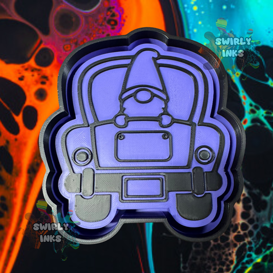 Gnome in Truck Freshie Mold