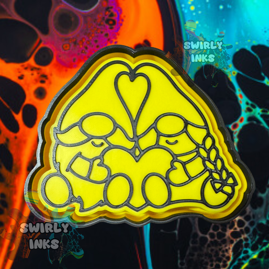 Gnomes with Heart Freshie Mold