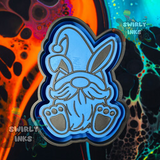 Gnome with Bunny Ears Freshie Mold